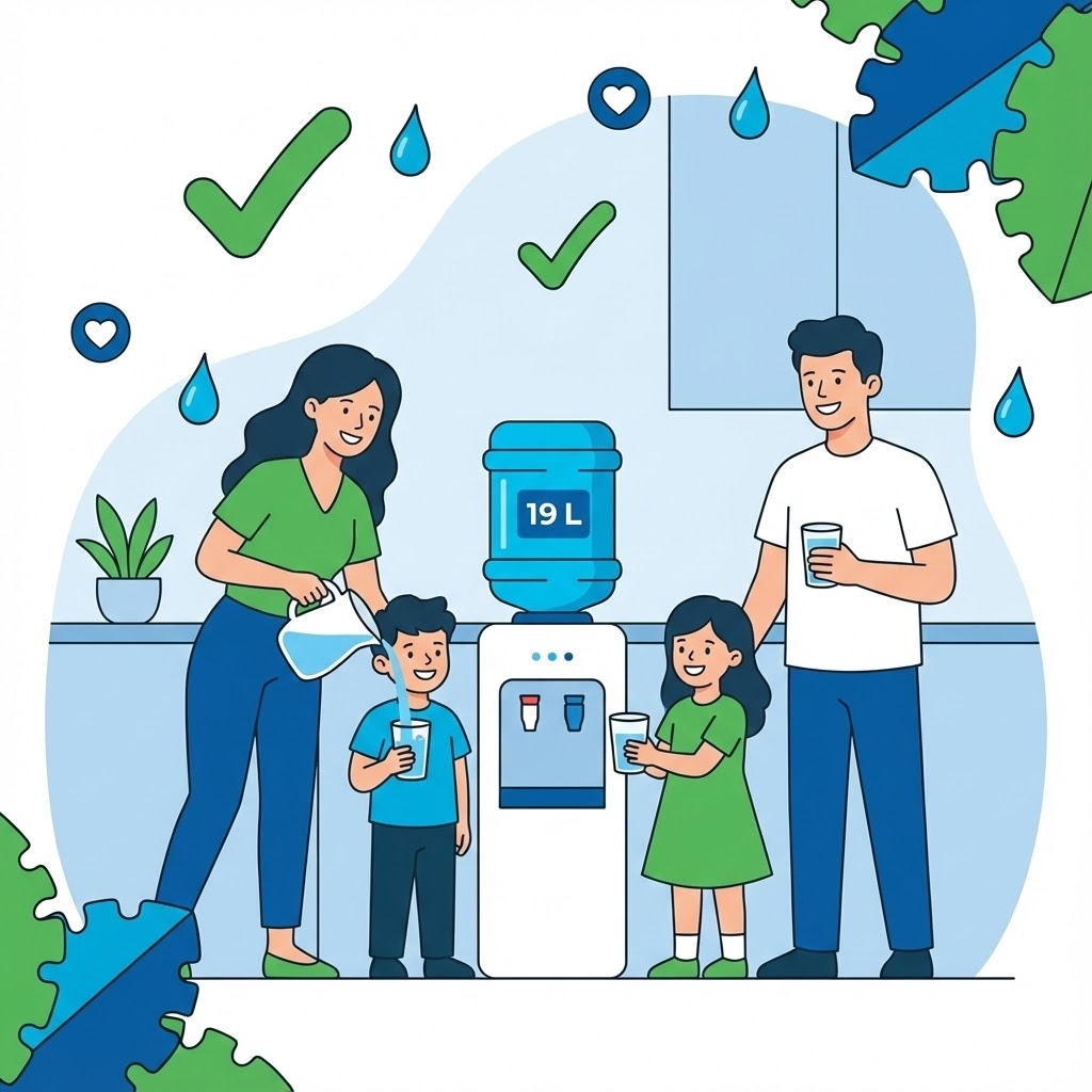 Вода для ребенка в бутылях 19 литров