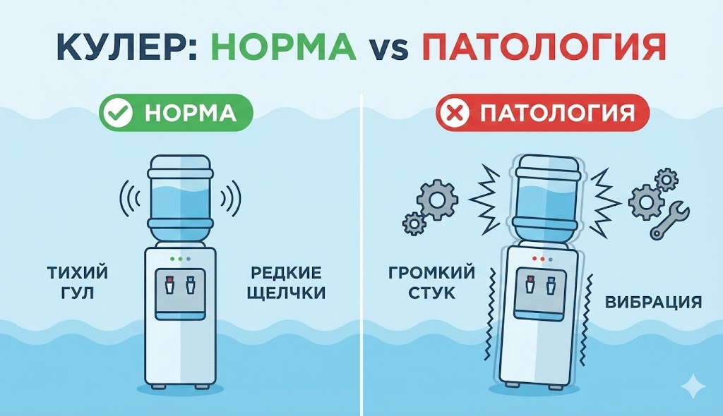 почему кулер шумит